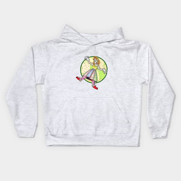 patchwork girl Kids Hoodie by richhwalsh